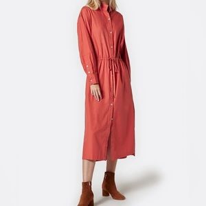 Joie Ardine Midi Cotton Dress sz XS